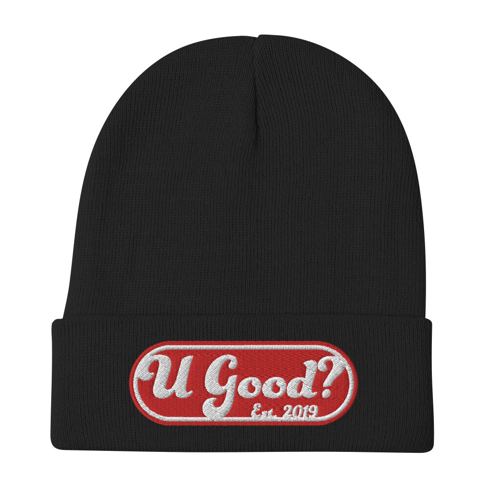 The Pill Embroidered Beanie