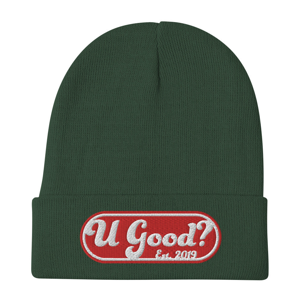 The Pill Embroidered Beanie
