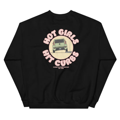 Hot Girls Hit Curbs Crewneck