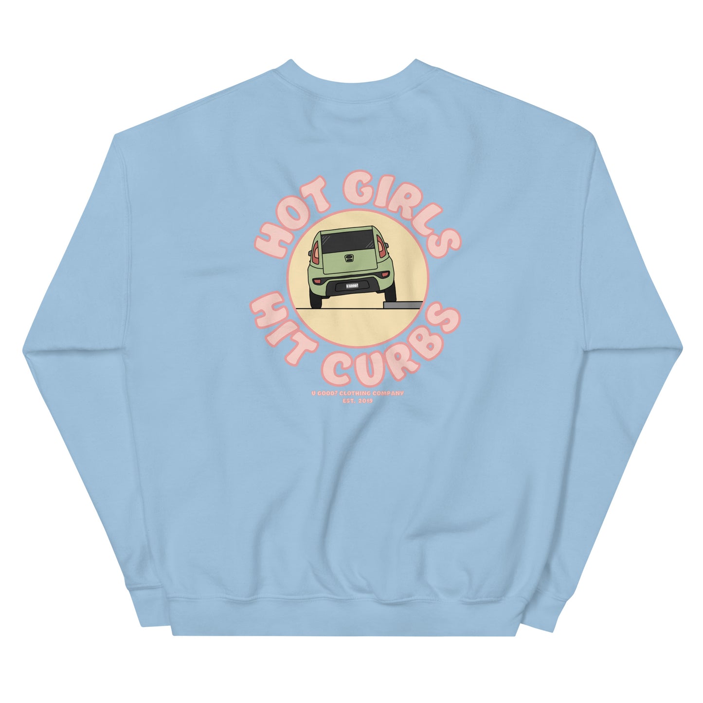 Hot Girls Hit Curbs Crewneck