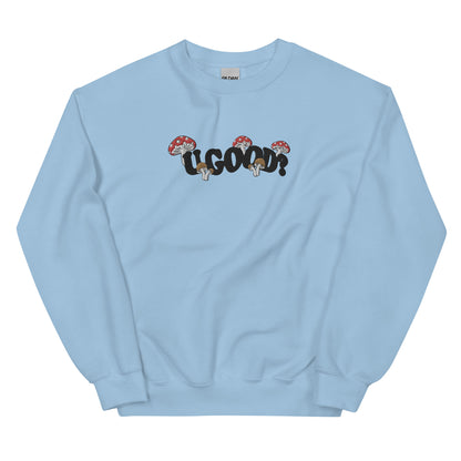 Mushroom Mania Embroidered Crewneck