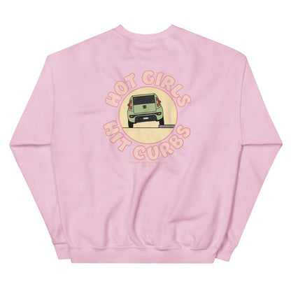 Hot Girls Hit Curbs Crewneck