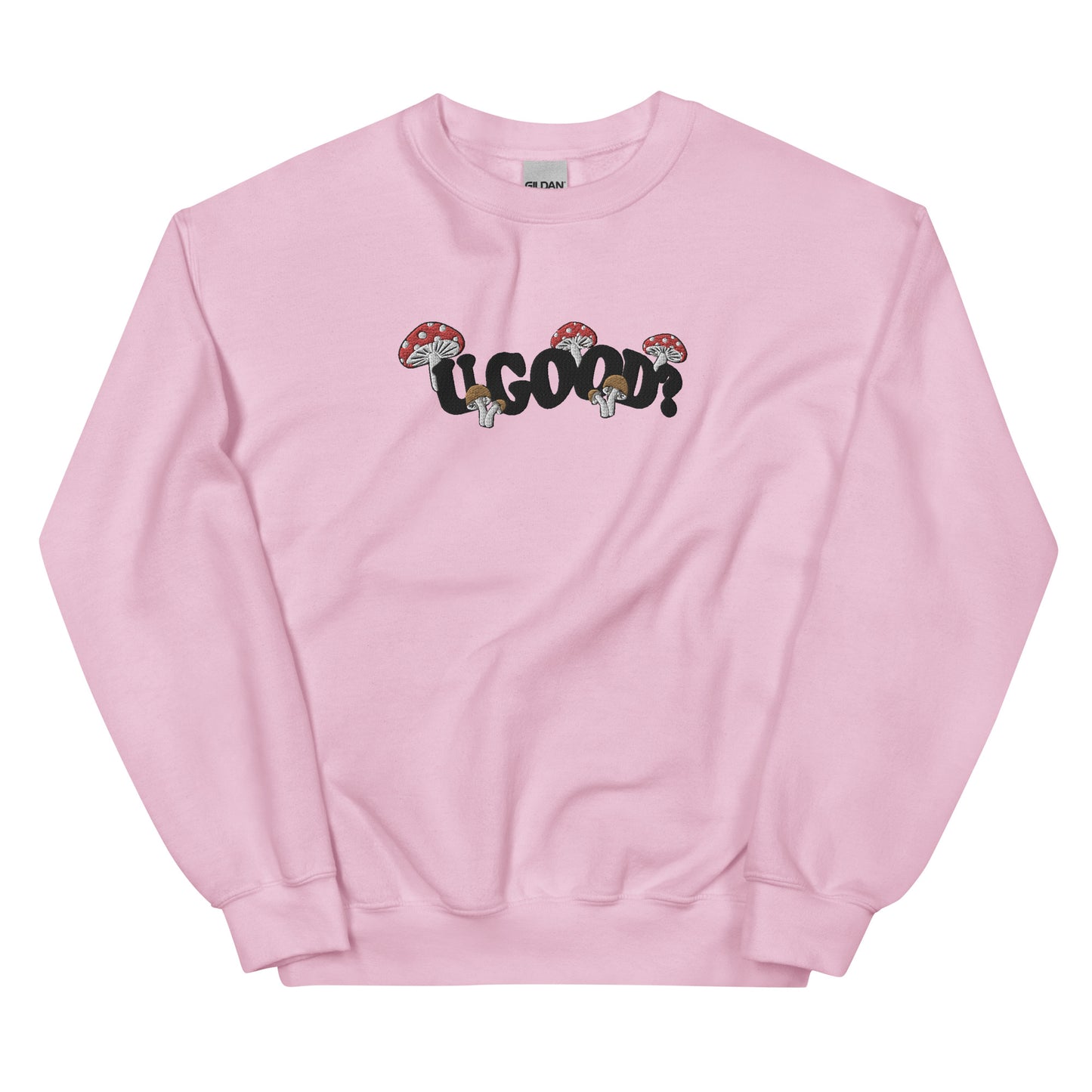 Mushroom Mania Embroidered Crewneck