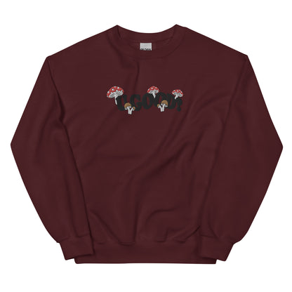 Mushroom Mania Embroidered Crewneck