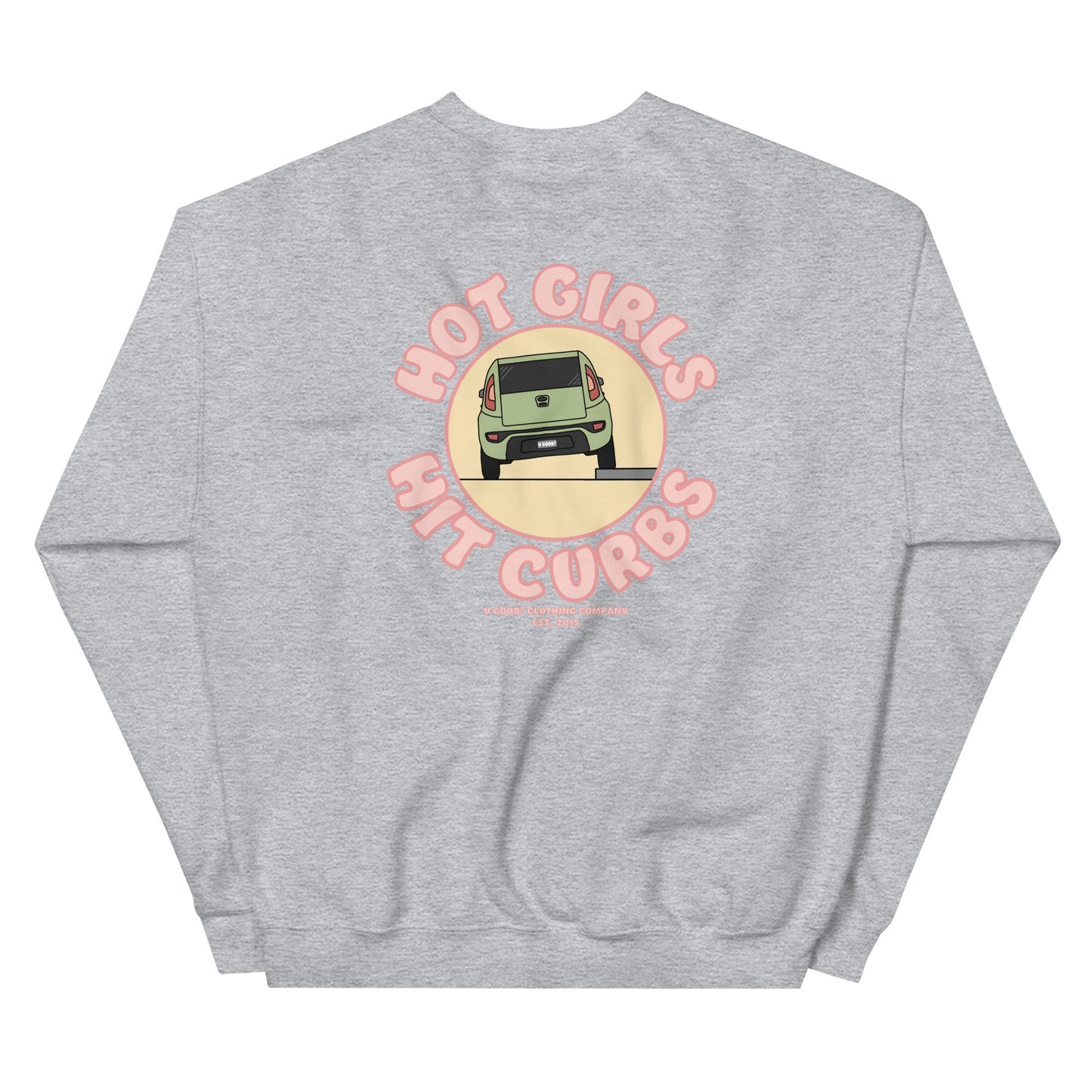 Hot Girls Hit Curbs Crewneck