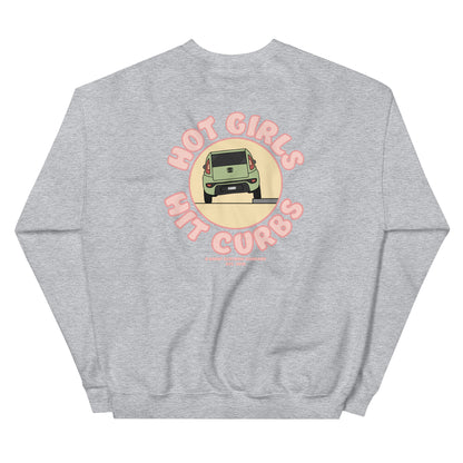 Hot Girls Hit Curbs Crewneck