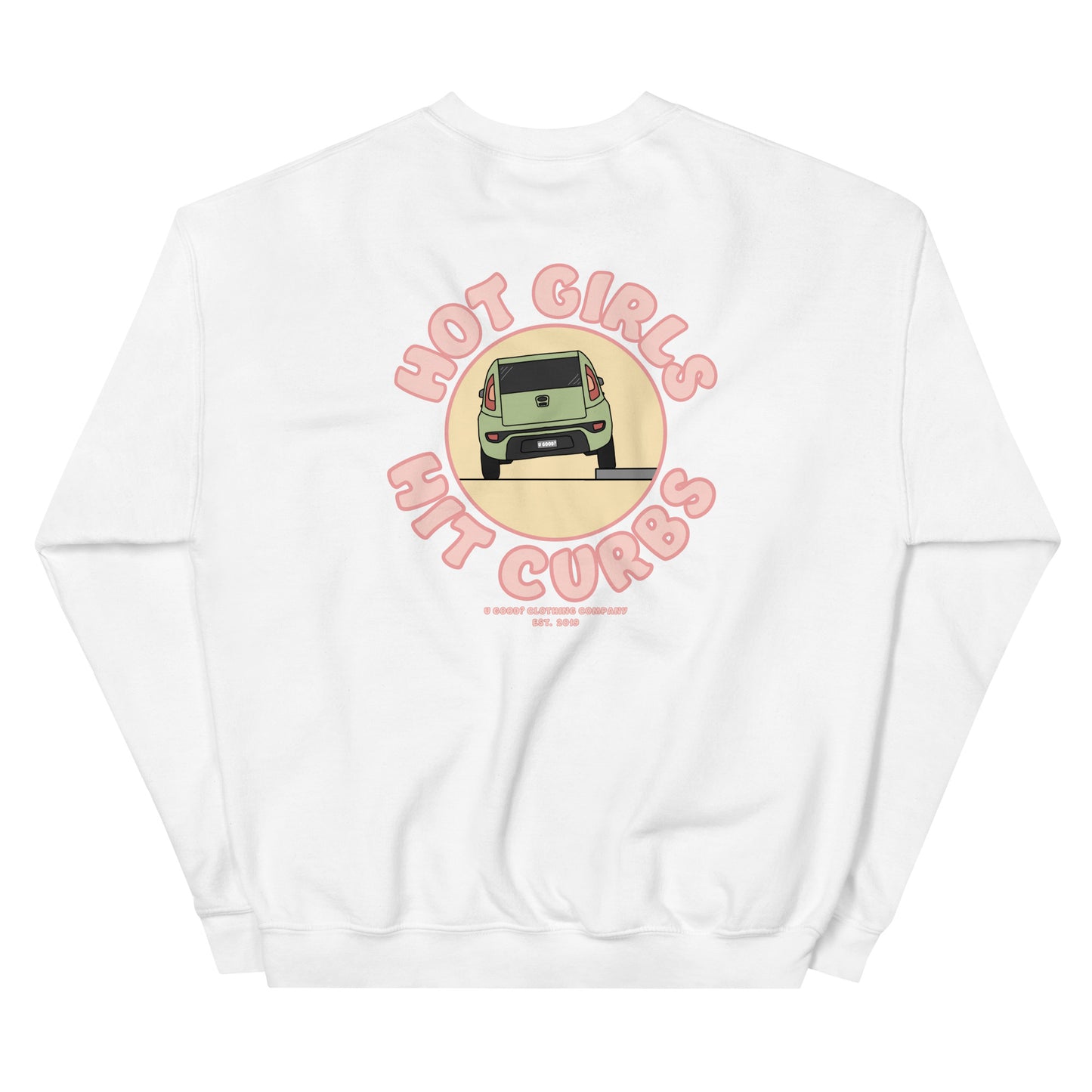 Hot Girls Hit Curbs Crewneck