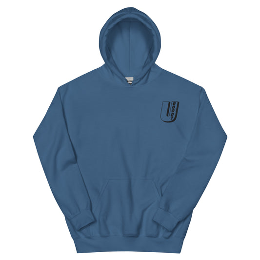 U Logo Embroidered Hoodie