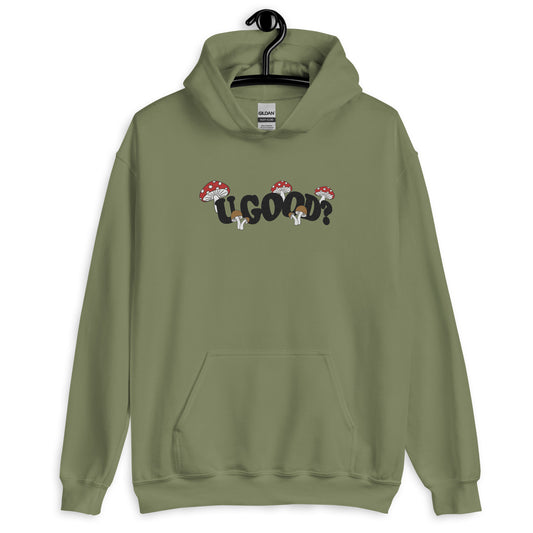 Mushroom Mania Embroidered Hoodie